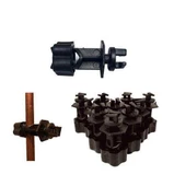 Pars Elektrikli Çit Sistemi Demir Direk İzolatörü 100 Adet - 1