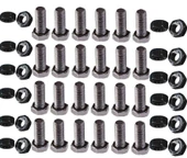 Çapa Makinaları Bıçak Civata Takımı 10 mm 3 cm (24 Adet) - 1