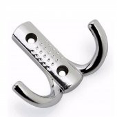 (4 Adet) Portmanto Vestiyer Duvar Dolap Elbise Askısı Krom Metal Mobilya Kapı Askılığı - 6