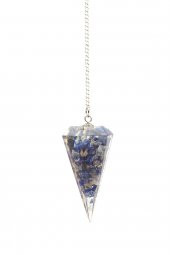 Lapis Lazuli Doğal Taş Orgonit Pandül - 1