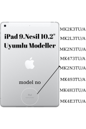 Apple iPad 9.nesil 10.2 inç Kılıf Çocuklar İçin Kollu Tutmalı Ayakta Durabilen Silikon Tablet Kılıfı - 3