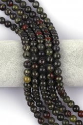 Dragon Jade Doğal Taş Dizi 8 mm Küre Kesim thumbnail 1