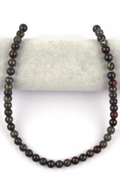 Dragon Jade Doğal Taş Dizi 8 mm Küre Kesim thumbnail 2