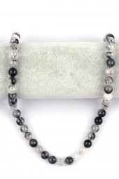 Rutil Kuvars Doğal Taş Dizi 8 mm Küre Kesim thumbnail 2