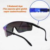 İş Güvenlik Gözlüğü Kulak Ayarlı Koruyucu Gözlük Gökkuşağı - 4