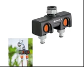 Gardena 8193 İkili Musluk Bağlantı Parçası thumbnail 5