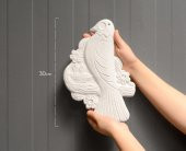 Aile Kuş Seramik Bisküvi Boyanabilir Obje (Ham Ürün) thumbnail 2