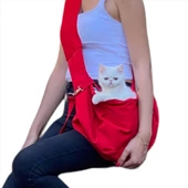 Kedi Taşıma Çantası - Kırmızı - 1