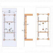 Mepa SMR 80 Halatlı Masa Rayı Çift Kanat thumbnail 3