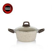 Schafer Profuse Granit 24 cm Derin Tencere-Krem İndüksiyon Tabanlı - 1