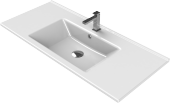 Turkuaz Cerastyle Arte Etajer Uyumlu Banyo Lavabo 100x45 cm - 1