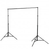 Ayex Teleskopik Bar'lı Taşınabilir Fon Askı Sistemi 280cm x 300cm - 1