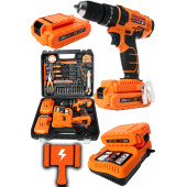 Bulldozer Maximum 36 Parça Setli Darbeli Akülü Vidalama Şarjlı Matkap - 1