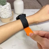 Gpack Samsung Galaxy Watch 5 44mm Kordon Solo Loop Mıknatıslı Ayarlanır KRD 52 - 3