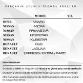 Renault Clio, Nissan Micra için Çamurluk Sinyali - SARI - 5