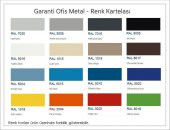 Üç Çekmeceli Metal Kartoteks Askılı Dosya Dolabı Gri Renk - 4