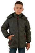 Life For Moda Erkek Çocuk İçi Peluş Astarlı Çıkarılabilir Kapüşonlu Su Geçirmez Mont 5053 - 11