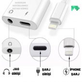 Lightning Kulaklık ve Şarj Dönüştürücü Çoğaltıcı - 2