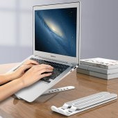 Ayarlanabilir Dizüstü Standı Taşınabilir Alüminyum Tablet Laptop Macbook - 3