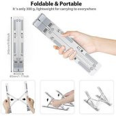 Ayarlanabilir Dizüstü Standı Taşınabilir Alüminyum Tablet Laptop Macbook - 5
