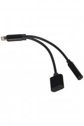 Iphone Uyumlu Kulaklık Dönüştürücü Şarj Çoğaltıcı Çoklayıcı Adaptör Jh-016 - 1
