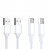 PL-S01 Data Cable Micro Şarj Kablosu 2 Li Set - 2