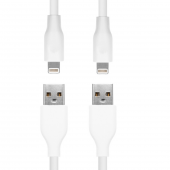 PL-S01 Data Cable Lightning Apple Uyumlu Şarj Kablosu 2 Li Set - 1