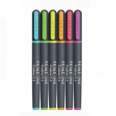Fineliner 6 Lı Neon İnce Uçlu Kalem Prime Ink 6 Renk 1 Paket - 2