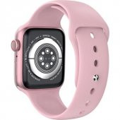 Pembe Akıllı Saat Pro 5 Beyaz Bluetooth Kulaklık thumbnail 4