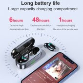 S9 TWS Bluetooth kulaklık V5.1 kablosuz kulaklıklar Gaming Oyuncu Stereo Kulaklık - 4