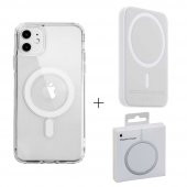 Premium Set iPhone 11 Uyumlu  Magsafe Kılıf Şarj Aleti ve Battery Pack - 2