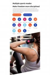 Smartwatch Kırmızı Akıllı Saat 2021 Son Sürüm Kasmayan Akıcı Arayüz Hw16 thumbnail 4