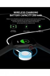 Hw56 Plus Pembe Smart Watch 7 Akıllı Saat Wireless Charging Çift Buton Aktif Her Telefona Uyumlu thumbnail 3