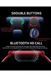 Hw56 Plus Pembe Smart Watch 7 Akıllı Saat Wireless Charging Çift Buton Aktif Her Telefona Uyumlu thumbnail 1