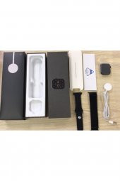 Fk99 Plus Siyah Akıllı Saat Çift Kordon Adımsayar Nabız Tansiyon Ölçer Suya Dayanıklı Ios Android Uyumlu thumbnail 1