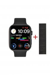 Fk99 Plus Siyah Akıllı Saat Çift Kordon Adımsayar Nabız Tansiyon Ölçer Suya Dayanıklı Ios Android Uyumlu thumbnail 2
