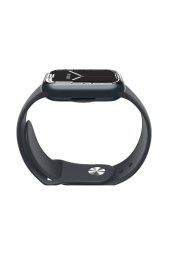 Hw56 Plus Siyah Smart Watch 7 Akıllı Saat Wireless Charging Çift Buton Aktif Her Telefona Uyumlu - 1