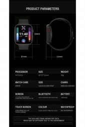 Fk99 Plus Pembe Akıllı Saat Çift Kordon Adımsayar Nabız Tansiyon Ölçer Suya Dayanıklı Ios Android Uyumlu thumbnail 3