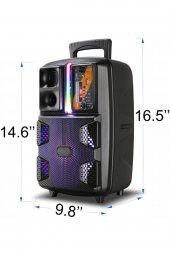 Taşınabilir Toplantı Anfisi Bluetooth Speaker Mikrofonlu Kablosuz Hoparlör - 1