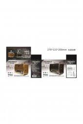 Nostaljik Radyo Müzik Kutusu Şarjlı Bluetooth Usb Sd Mp3 Pg 4401-Açık Kahverengi - 6
