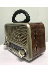 Rt-819 Güneş Enerjili Nostaljik Fm,aux,usb Müzik Çalar - 2