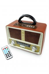 Meier M-112bt Açık Bej Renk Nostaljik Radyo - 1