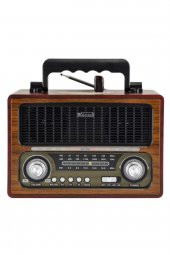 Md-1800bt Bluetooth Mp3/ Fm Radyo/usb /aux/ Hafıza Kartı Desteği Hoparlör Kahverengi - 2