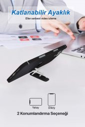 Telefon Tablet Ayaklığı - Ayarlanabilir Alüminyum Masaüstü Telefon Standı - Telefon Tutucu - 4