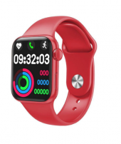 Full Ekran Smartwatch Kırmızı Akıllı Saat ve Airdots Pro 3 Göstergeli Bluetooth Kulaklık - 5