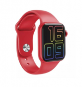 Full Ekran Smartwatch Kırmızı Akıllı Saat ve Airdots Pro 3 Göstergeli Bluetooth Kulaklık - 6