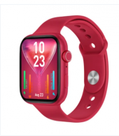 D7PRO MAX GPS, NFC, IOS Android Uyumlu Akıllı Saat Kırmızı thumbnail 2