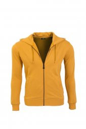 Grand Wolf GW0003 - Basic Kapüşonlu Fermuarlı Sweatshirt - 1