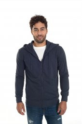 Grand Wolf GW0003 - Basic Kapüşonlu Fermuarlı Sweatshirt - 11