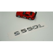 S550L Bagaj Krom Metal 3M 3D Yazı Logo - 2